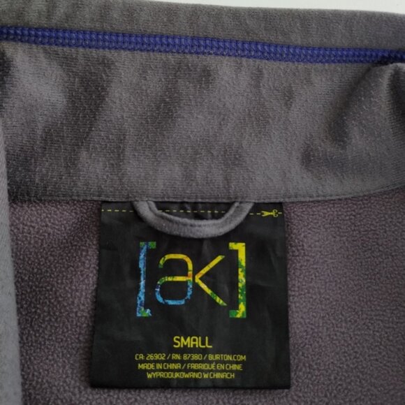 Burton AK Womens Jacket Liner Small Purple DryRide Full Zip Outdoor Gorpcore - Picture 5 of 12